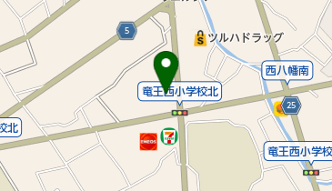 ソフトバンクアルプス通りの地図画像