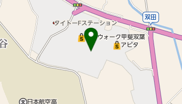ソフトバンクラザウォーク甲斐双葉の地図画像