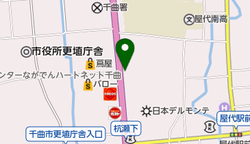 ソフトバンク千曲の地図画像