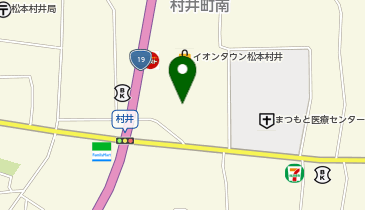 ソフトバンクイオンタウン松本村井の地図画像