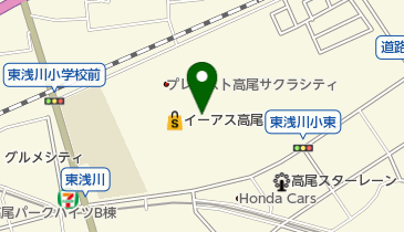 ソフトバンクiias高尾の地図画像