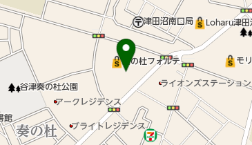 ソフトバンクフォルテ津田沼の地図画像