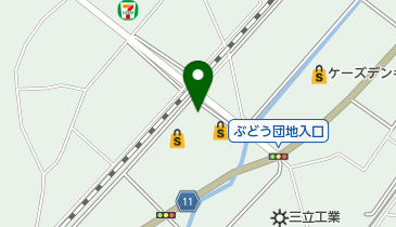 ソフトバンクヨークタウン大平の地図画像