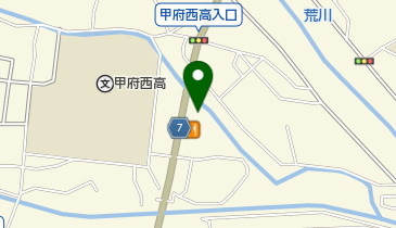 ソフトバンク甲府西の地図画像