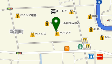 ソフトバンク前橋みなみモールの地図画像