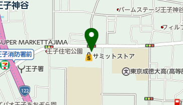 コルモピア 王子店の地図画像