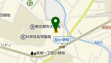 サミットストア 成城店の地図画像