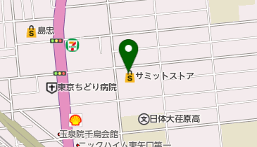サミットストア 池上8丁目店の地図画像