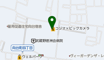 サミットストア 向台町店の地図画像