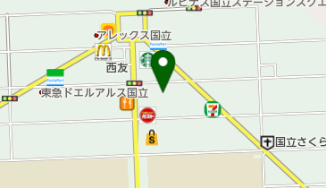 Ash(アッシュ) 国立店の地図画像