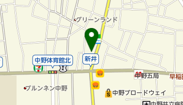 Ash(アッシュ) 中野店の地図画像