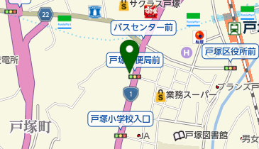 Bees(ビーズ) 戸塚店の地図画像