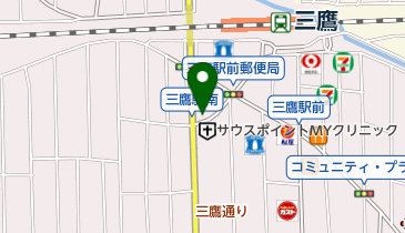 Ash(アッシュ) 三鷹店の地図画像