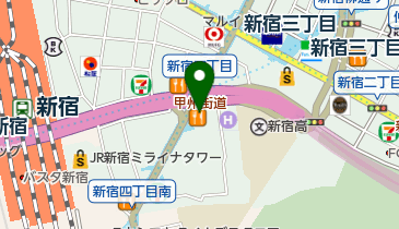 Ash(アッシュ) 新宿店の地図画像