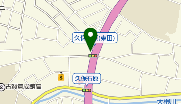 自遊空間 古賀店の地図画像