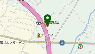 自遊空間 太宰府店の地図画像