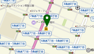 セイコーマート 旭川トーヨーホテル店の地図画像