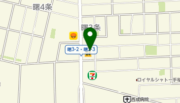セイコーマート 曙3条店の地図画像