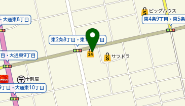 セイコーマート 士別南大通り店の地図画像