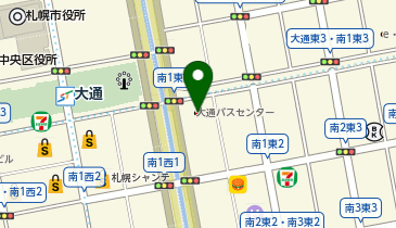セイコーマート 大通バスセンター店の地図画像