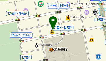 セイコーマート 道庁前北店の地図画像