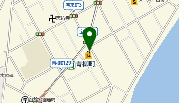 セイコーマート 函館宝来店の地図画像