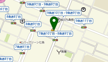 セイコーマート 旭川8条通店の地図画像