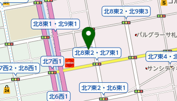 セイコーマート 北8条店の地図画像