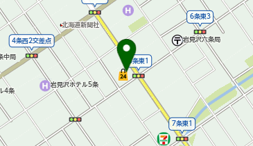 セイコーマート 岩見沢6条店の地図画像