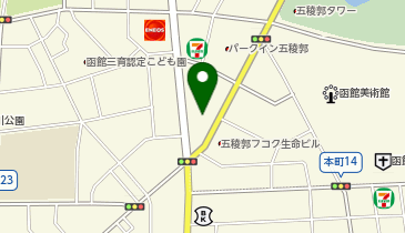 セイコーマート 函館五稜郭店の地図画像