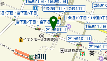 セイコーマート ルートイングランド旭川店の地図画像