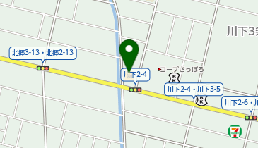 セイコーマート 川下3条店の地図画像