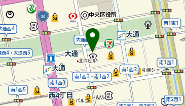 セイコーマート ほくほく札幌ビル店の地図画像