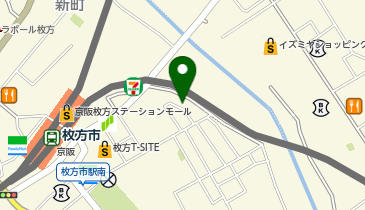 佐川急便 枚方営業所枚方市駅前SCの地図画像