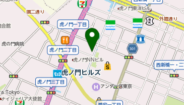 佐川急便 城南営業所虎ノ門1丁目SCの地図画像