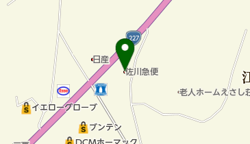 佐川急便 江差営業所の地図画像