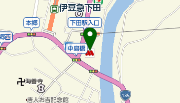 チヨダ下田とうきゅう店の地図画像