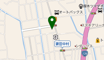 東京靴流通センター厚木妻田店の地図画像