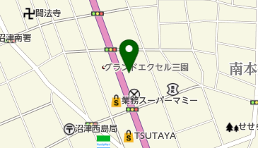 東京靴流通センター沼津八間通り店の地図画像