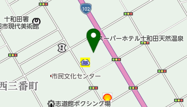 東京靴流通センター十和田稲生町店の地図画像
