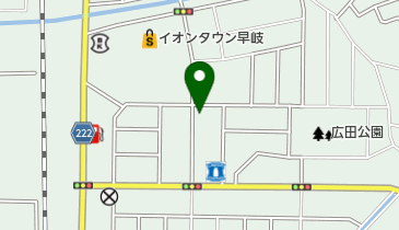 東京靴流通センター早岐広田店の地図画像