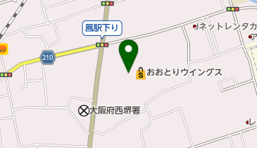 シュー・プラザおおとりウィング店の地図画像