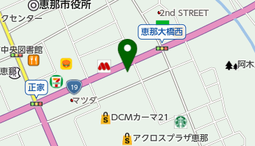 東京靴流通センター恵那店の地図画像