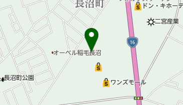 シュー・プラザ長沼ワンズモール店の地図画像