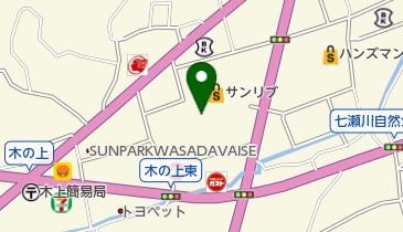 シュー・プラザサンリブわさだ店の地図画像