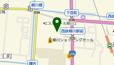 シュー・プラザ柳川ショッピングモール店の地図画像