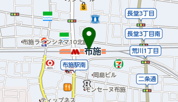 シュー・プラザ布施店の地図画像