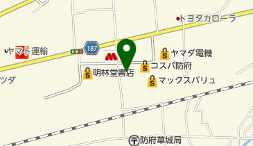 シュー・プラザコスパ防府店の地図画像