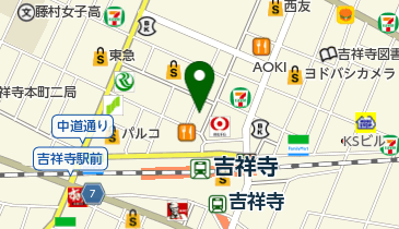 シュー・プラザ吉祥寺店の地図画像