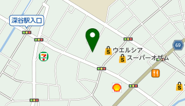 シュー・プラザ深谷店の地図画像